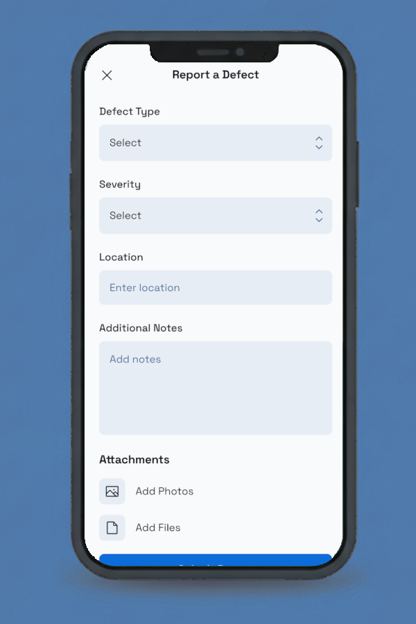 Real-time structural monitoring dashboard